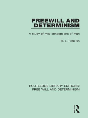 cover image of Freewill and Determinism